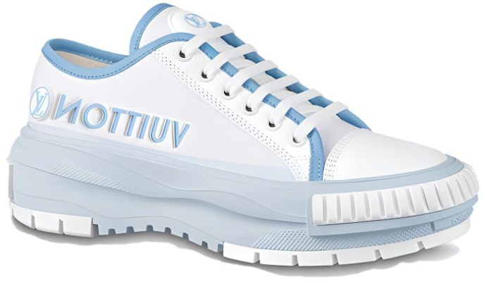(Women) Louis Vuitton Squad Sneakers 'White Blue' 1AACWB Order (Women) Louis Vuitton Squad Sneakers 'White Blue' 1AACWB