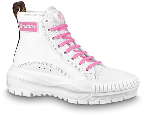 (Women) Louis Vuitton Squad Trainer Boots 'White Pink Brown' 1A9403 Order (Women) Louis Vuitton Squad Trainer Boots 'White Pink Brown' 1A9403