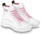 (W) Louis Vuitton Squad Trainer Boots 'Putih Merah Jambu Coklat' 1A9403