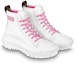 Lookbook (W) Louis Vuitton Squad Trainer Boots 'Putih Merah Jambu Coklat' 1A9403