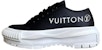 (W) Louis Vuitton Squad Trainers 'Hitam' 1AADRM