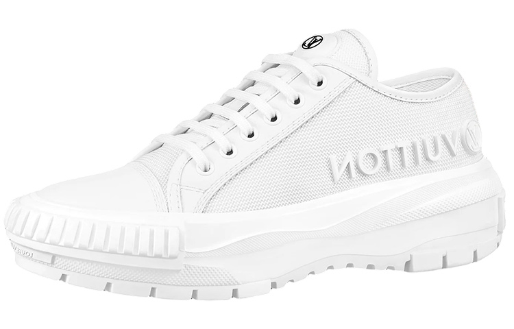 (Women) Louis Vuitton Squad Trainers 'White with Brown' 1A9ROP