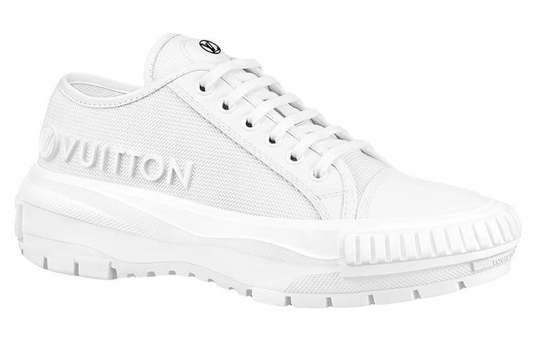 Order (W) Louis Vuitton Squad Trainers 'Putih dengan Coklat' 1A9ROP