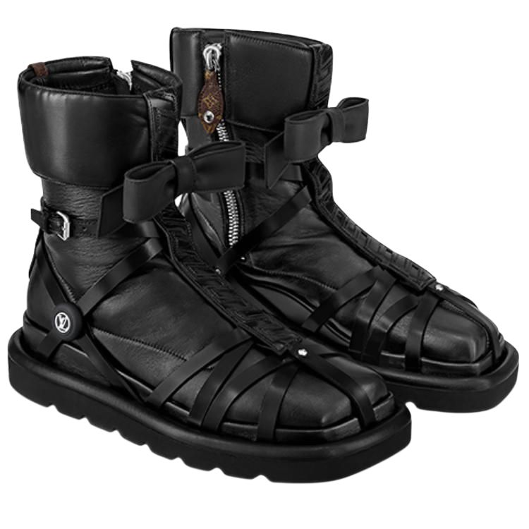 (W) LV Square Pillow Boot 'Black' 圖 3