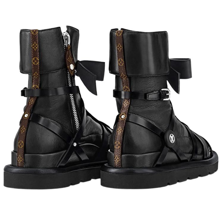 (W) LV Square Pillow Boot 'Black' 圖 4