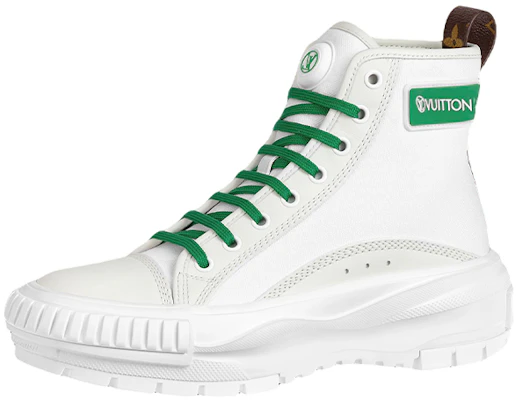 (W) Louis Vuitton Vierkante Suède Enkellaarzen ''Wit Groen'' 1A940T Buy (W) Louis Vuitton Vierkante Suède Enkellaarzen ''Wit Groen'' 1A940T