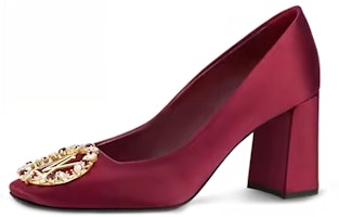 (Women) Louis Vuitton Square Toe High Heeled Mules 'Red' 1A4IHQ (Women) Louis Vuitton Square Toe High Heeled Mules 'Red' 1A4IHQ