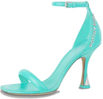 Buy (Women) Louis Vuitton Square Toe Single Strap Sandal 'Green' 1AB3KB