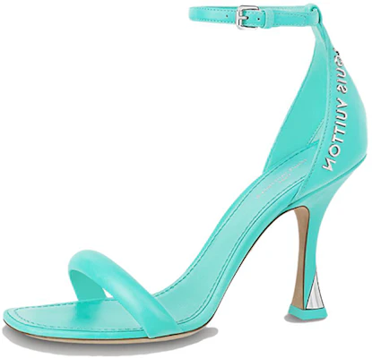 (Women) Louis Vuitton Square Toe Single Strap Sandal 'Green' 1AB3KB Buy (Women) Louis Vuitton Square Toe Single Strap Sandal 'Green' 1AB3KB