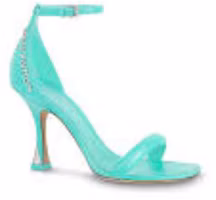 Order (Women) Louis Vuitton Square Toe Single Strap Sandal 'Green' 1AB3KB
