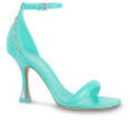 (Women) Louis Vuitton Square Toe Single Strap Sandal 'Green' 1AB3KB Order (Women) Louis Vuitton Square Toe Single Strap Sandal 'Green' 1AB3KB