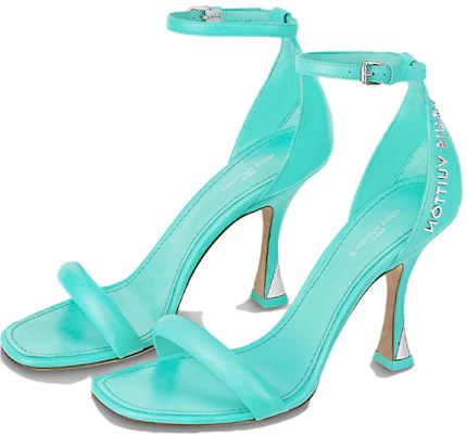 (Women) Louis Vuitton Square Toe Single Strap Sandal 'Green' 1AB3KB Lookbook (Women) Louis Vuitton Square Toe Single Strap Sandal 'Green' 1AB3KB