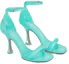 Shop (Women) Louis Vuitton Square Toe Single Strap Sandal 'Green' 1AB3KB