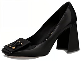(Women) Louis Vuitton Square Toe Slip-On Block Heel Pumps 'Black Leather' 1ABOUY (Women) Louis Vuitton Square Toe Slip-On Block Heel Pumps 'Black Leather' 1ABOUY