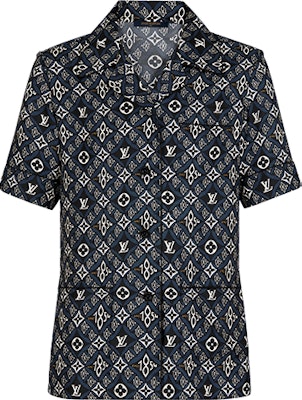 (W) Louis Vuitton Camisa de Seda Negra Estampada Manga Corta SS21 1A8LJL Buy (W) Louis Vuitton Camisa de Seda Negra Estampada Manga Corta SS21 1A8LJL