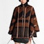 Lookbook (Women) Louis Vuitton SS21 Monogram Hooded Cape Coat Brown 1A60J