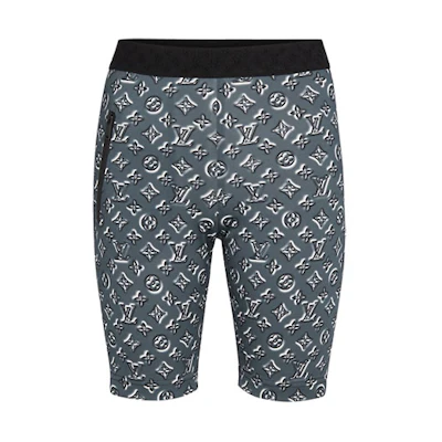 (Women) Louis Vuitton SS21 Monogram Shadow Cycling Shorts Gray 1A62EH