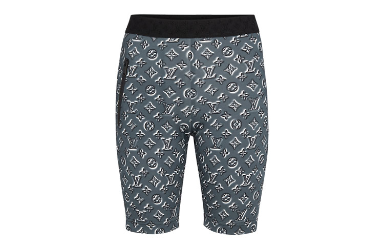 Order (Women) Louis Vuitton SS21 Monogram Shadow Cycling Shorts Gray 1A62EH