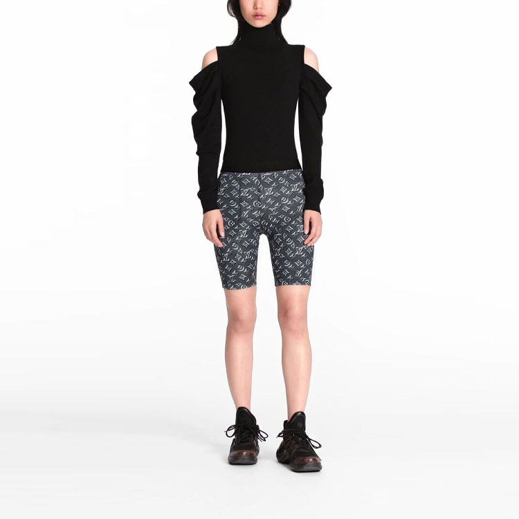 Lookbook (Women) Louis Vuitton SS21 Monogram Shadow Cycling Shorts Gray 1A62EH