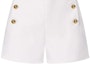 Sizing (W) 路易威登 SS21 白色logo纽扣系腰休闲短裤 1A91Y7