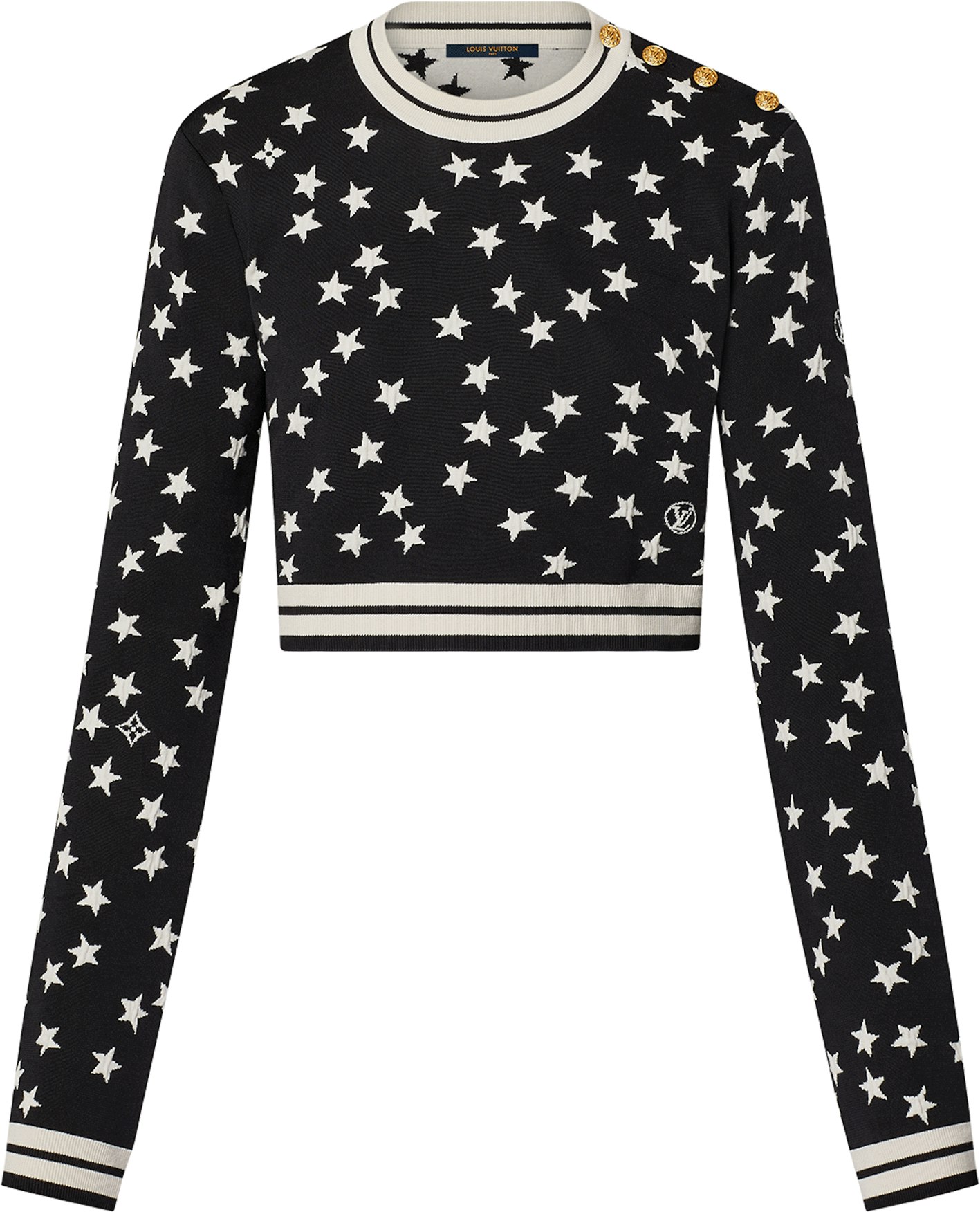 women-louis-vuitton-ss-22-black-geometric-star-print-knit-pullover-sweater-1-aa-98-q
