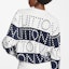 Purchase (W) LOUIS VUITTON SS22 Sweater Putih Bulu dengan Rekaan Jalur Menarik. 1A9NRJ