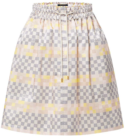 women-louis-vuitton-ss-22-checkered-print-colorblock-pink-casual-skirt-for-women-1-aa-833