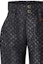 Shop (W) LOUIS VUITTON SS22 Pantalones Negros Cropped de Cintura Alta Monogram Cloud. 1AA240