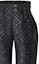 Details for (W) LOUIS VUITTON SS22 Pantalones Negros Cropped de Cintura Alta Monogram Cloud. 1AA240