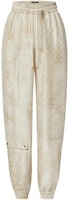 (Women) LOUIS VUITTON SS22 Monogram Logo Beige Jogger Pants 1A9XSY (Women) LOUIS VUITTON SS22 Monogram Logo Beige Jogger Pants 1A9XSY