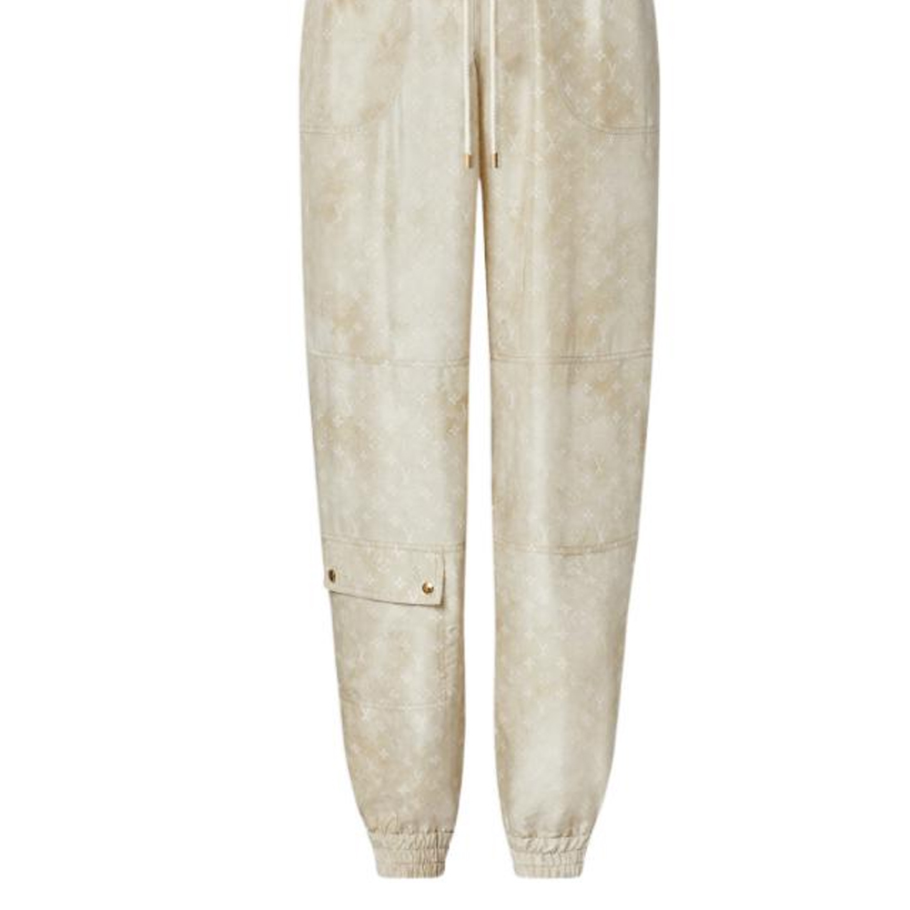 Details for (W) Pantalones Jogger Beige con Logo Monograma LOUIS VUITTON SS22. 1A9XSY