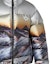 Sizing (Women) LOUIS VUITTON SS22 Scenic Print Down Jacket Grey 1A9N5W