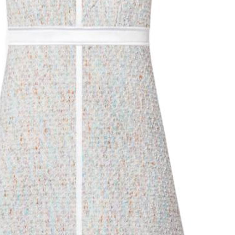 Purchase (W) 路易威登 SS22 银色粗花呢拼接无袖休闲连衣裙 女款 1AA9YB