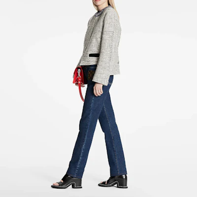 (W) 路易威登 SS22 白色粗花呢寬鬆外套 1A9XL5 Shop (W) 路易威登 SS22 白色粗花呢寬鬆外套 1A9XL5