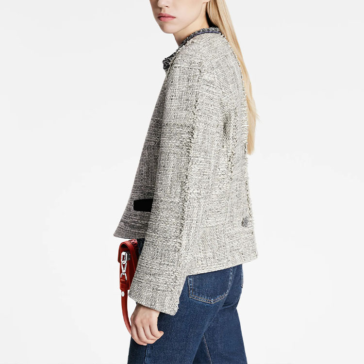 Purchase (W) 路易威登 SS22 白色粗花呢寬鬆外套 1A9XL5