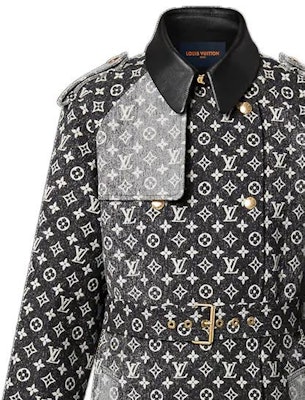 (Women) LOUIS VUITTON SS23 Black Printed Long-Sleeve Midi Trench Coat 1AAWEO Shop (Women) LOUIS VUITTON SS23 Black Printed Long-Sleeve Midi Trench Coat 1AAWEO