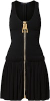 (Women) LOUIS VUITTON SS23 Black Sleeveless Pleated Zip Dress. 1ABDFV (Women) LOUIS VUITTON SS23 Black Sleeveless Pleated Zip Dress. 1ABDFV