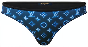 (Women) LOUIS VUITTON SS23 Blue Low-Rise Bikini Bottom with Logo Print. 1AAX7X (Women) LOUIS VUITTON SS23 Blue Low-Rise Bikini Bottom with Logo Print. 1AAX7X