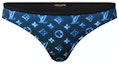 Buy (Women) LOUIS VUITTON SS23 Blue Low-Rise Bikini Bottom with Logo Print. 1AAX7X