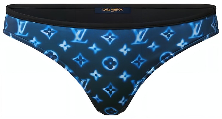 (Women) LOUIS VUITTON SS23 Blue Low-Rise Bikini Bottom with Logo Print. 1AAX7X Order (Women) LOUIS VUITTON SS23 Blue Low-Rise Bikini Bottom with Logo Print. 1AAX7X
