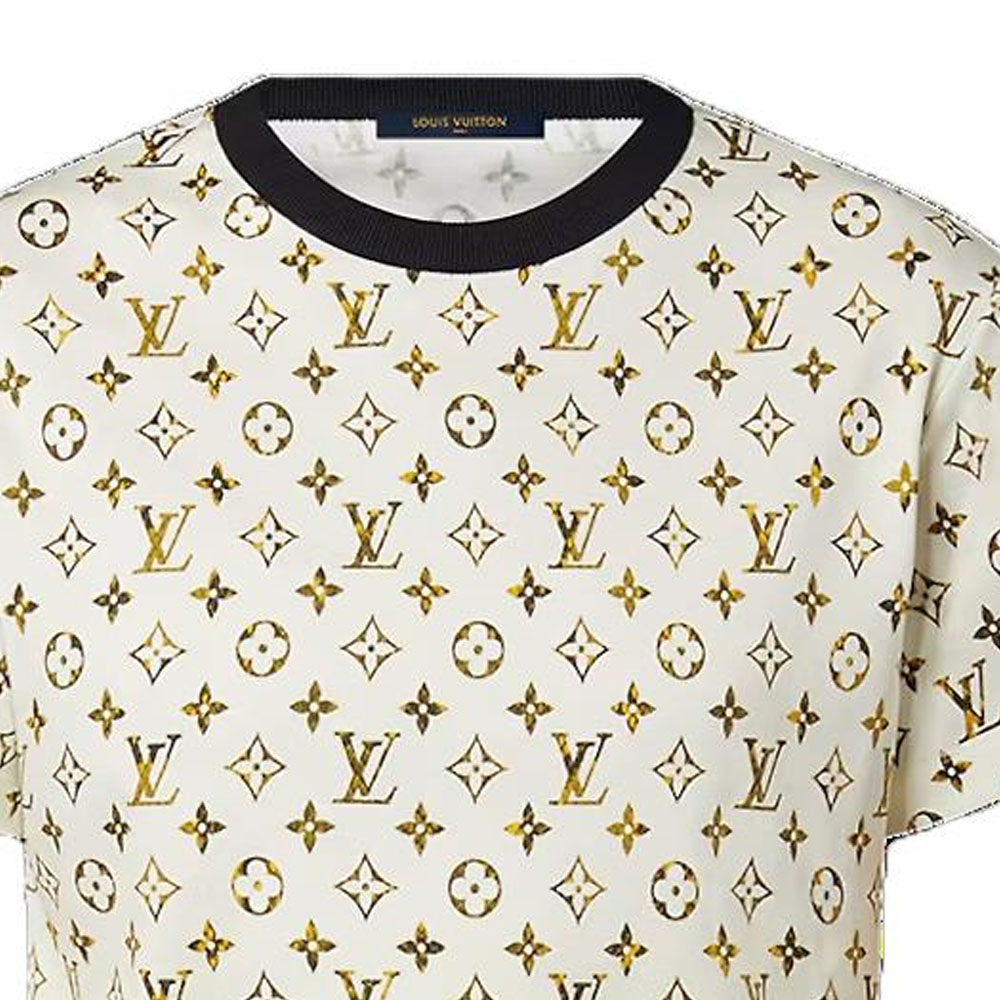 (Women) LOUIS VUITTON SS23  Logo Print White Crewneck T-Shirt. 1ABEE6 圖 6