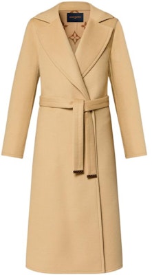 (Women) LOUIS VUITTON SS23 Long Wrap Coat with Tie Belt Khaki Color 1AB9ES Buy (Women) LOUIS VUITTON SS23 Long Wrap Coat with Tie Belt Khaki Color 1AB9ES