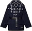 Order (Women) LOUIS VUITTON SS23 Navy Logo Wrap Pocket Overcoat. 1AB76A