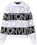 Order (Women) LOUIS VUITTON SS23 White Logo Crewneck Knit Sweater. 1AAUQC