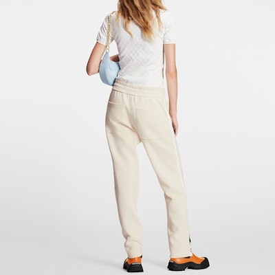 (W) 路易威登 SS23 白色Monogram圖案短袖針織圓領T恤 1AB834 Shop (W) 路易威登 SS23 白色Monogram圖案短袖針織圓領T恤 1AB834