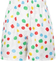 (Women) LOUIS VUITTON SS23 White Polka Dot Print Casual Shorts. 1AB7Z8 (Women) LOUIS VUITTON SS23 White Polka Dot Print Casual Shorts. 1AB7Z8