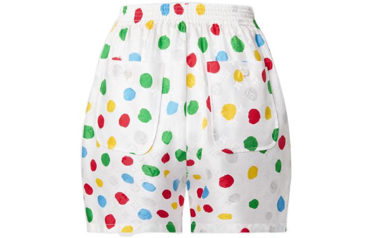 Lookbook (W) LOUIS VUITTON SS23 Celana Pendek Polkadot Putih Santai. 1AB7Z8