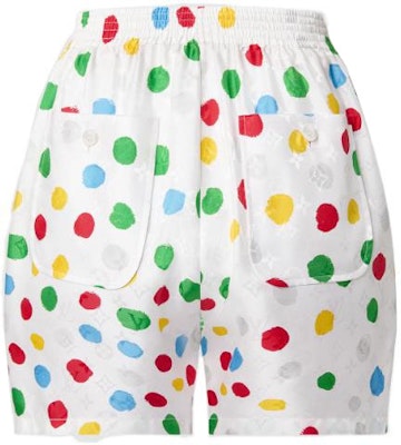 (W) LOUIS VUITTON SS23 Celana Pendek Polkadot Putih Santai. 1AB7Z8 Lookbook (W) LOUIS VUITTON SS23 Celana Pendek Polkadot Putih Santai. 1AB7Z8