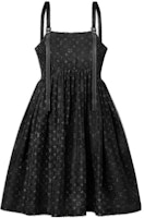 (Women) LOUIS VUITTON SS23 All-Over Logo Leather Strap Sleeveless Dress Women Black. 1AAY50 (Women) LOUIS VUITTON SS23 All-Over Logo Leather Strap Sleeveless Dress Women Black. 1AAY50