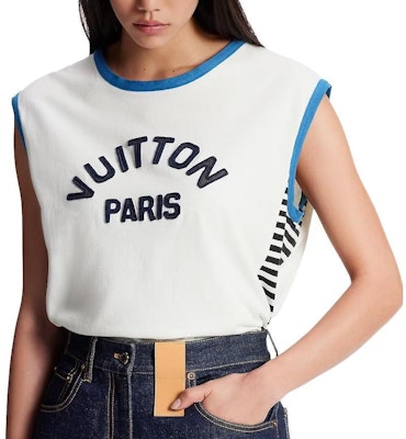 (W) ルイ・ヴィトン SS23 アルファベットパッチ バスケットボールタンクトップ ホワイト 1ABCFG Details for (W) ルイ・ヴィトン SS23 アルファベットパッチ バスケットボールタンクトップ ホワイト 1ABCFG